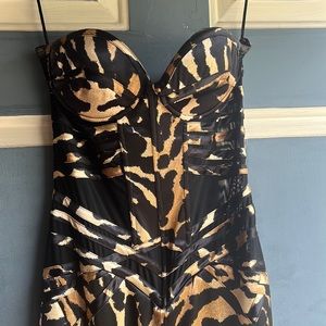 Jovani Animal Print Prom Dress